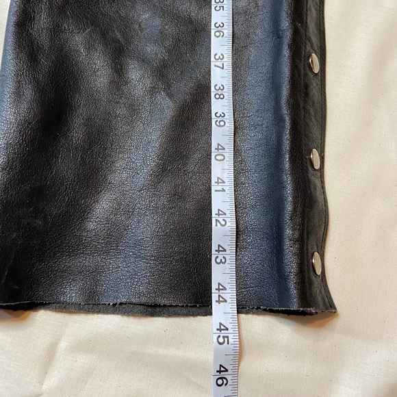 Motorcycle Leather Chaps by Xelement perfect condition superior quality - Picture 11 of 15